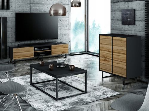 KOMODA INDUSTRIALNA LOFT 80 2D WOTAN / MAT na Arena.pl