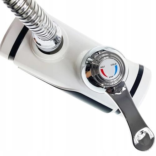 PRZEPŁYWOWY PODGRZEWACZ WODY FLEX ELEKTRYCZNY LCD KUCHENNY Z GIĘTKIM KRANEM na Arena.pl