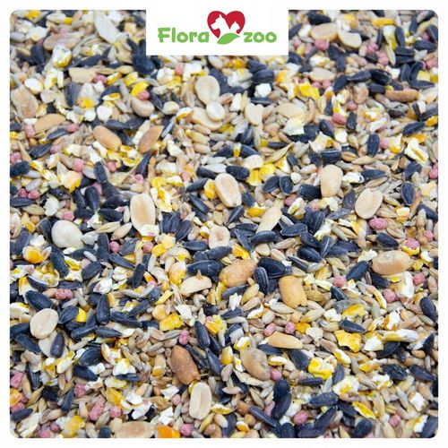 DROBNA KARMA DLA DZIKICH PTAKÓW POKARM ZIARNO SŁONECZNIK ORZECH DO KARMNIK na Arena.pl