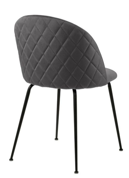 Krzesło Louise Grey tapicerowane zdjęcie 3