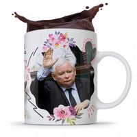 Kubek Full Print Prezesa Jarosław Kaczyński Pis Z Nadrukiem Ze Zdjęciem