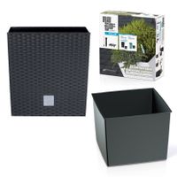 Doniczka samonawadniająca RATO DRTS325LS | Antracyt, Wymiary 32x32x32.5 cm, Prosperplast
