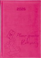 Stylowy kalendarz twój tekst książkowy A5 2026 grawerowany tygodniowy