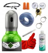 ZESTAW MIGOMAT MIX BUTLA PEŁNA 8L 150 BAR (ARGON+CO2) + AKCESORIA + GRATIS