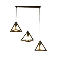 Lampa wisząca zwis żyrandol lampa na sufit czarna LED E27