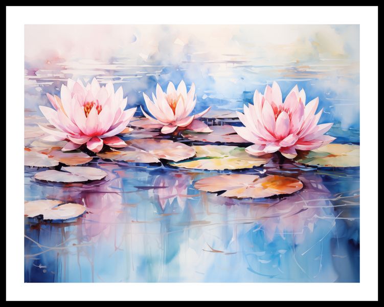 Plakat 65x50cm Spokojne Odbicia zdjęcie 3