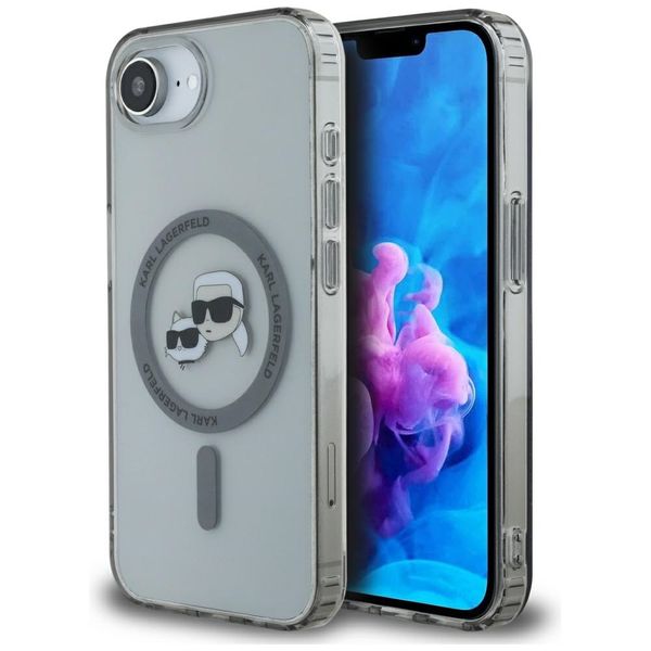 Etui Karl Lagerfeld do iPhone 16e, Czarny, MagSafe zdjęcie 1