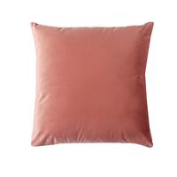 Poduszka dekoracyjna z aksamitu RÓŻ PUDROWY  40x40 Różowa Poszewka
