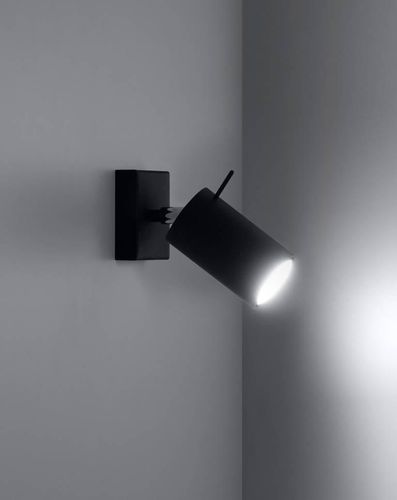 Kinkiet LAMPA ścienna SL.0091 regulowana OPRAWA reflektorowa spot metalowy czarny na Arena.pl