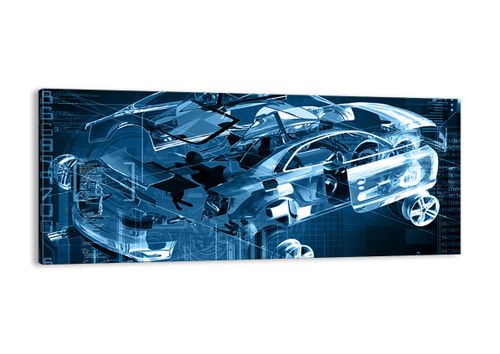 Obraz Na Płótnie - Samochód Prototyp - 120X50 Cm - Ab120X50-2615 na Arena.pl
