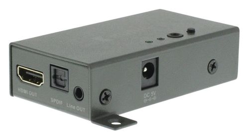 HDMI Extractor HDMI Input HDMI Output / 1x Optical / 1x 3.5 mm A na Arena.pl