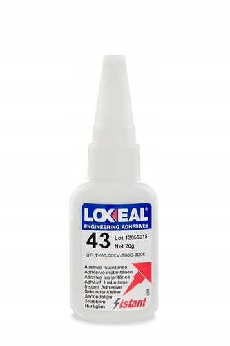 KLEJ CYJANOAKRYLOWY Z AKTYWATOREM DO SKÓRY DREWNA LOXEAL 43 20 g + 150 ml na Arena.pl