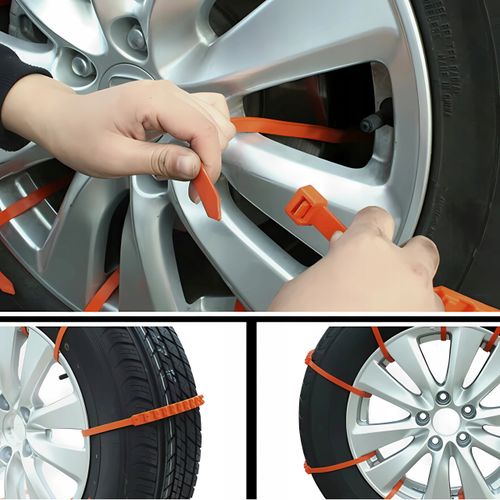 Opaski Zaciskowe na Kola Antyposlizgowe Opaski na Kola Zimowe Wielorazowe na Arena.pl