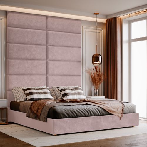 Panel Tapicerowany Ścienny Różowy 50cm x 15cm na Arena.pl