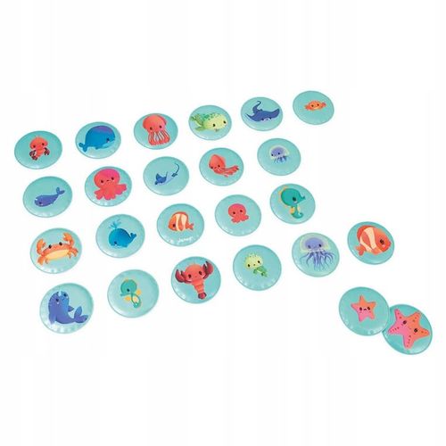 Gra memory do kąpieli Morskie dzieci 24 elementy 2+ JANOD na Arena.pl