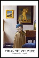 Plakat 61x91,5cm Design Lady Standing, Vermeer Vintage do Salonu