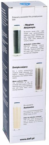 FILTR WKŁAD PRZEPŁYWOWY DAFI POLIPROPYLENOWY x4 na Arena.pl