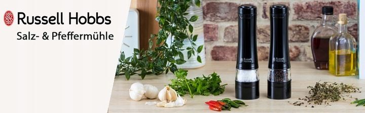 ZESTAW DWÓCH ELEKTRYCZNYCH MŁYNKÓW DO PIEPRZU I SOLI RUSSEL HOBBS zdjęcie 6