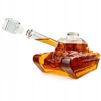 KARAFKA DO WHISKY CZOŁG NA PIWO KRYSZTAŁOWA KARAFKA NA NALEWKI DO WINA WODY