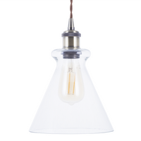 Lampa wisząca szklana BERGANTES