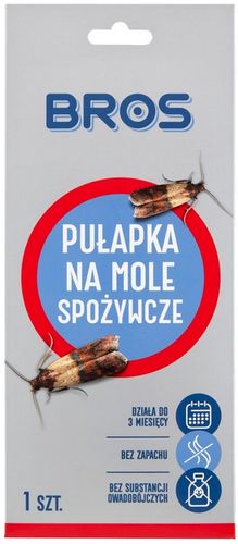 4x PUŁAPKA NA MOLE SPOŻYWCZE FEROMONOWA WABIĄCA SKUTECZNY LEP BROS na Arena.pl