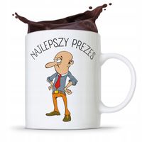 Dla Prezesa Viceprezesa Kubek Najlepszy Prezes Z Nadrukiem Ze Zdjęciem