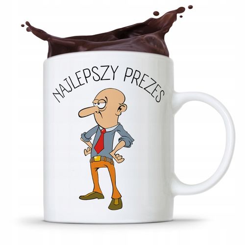 Dla Prezesa Viceprezesa Kubek Najlepszy Prezes Z Nadrukiem Ze Zdjęciem na Arena.pl