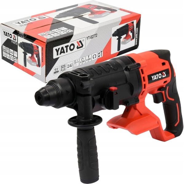 YATO MŁOTOWIERTARKA 18V AKU. WIERTARKA młot 2,4J UDAROWY 3 FUNKCJE SDS PLUS zdjęcie 8