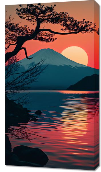 Obraz 50x90cm Góra Wieczorem zdjęcie 1