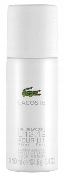 LACOSTE EAU DE LACOSTE L.12.12 BLANC 150 ML DEZODORANT zdjęcie 1