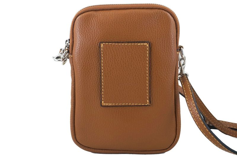 Skórzane etui na telefon - Szare zdjęcie 5