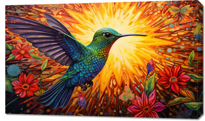 Obraz 100x60cm Koliber Barw zdjęcie 1