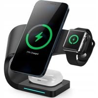 Ładowarka magnetyczna indukcyjna bezprzewodowa 4w1 Qi Quick Charge 15W USB