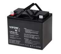 BAT0227 Akumulator żelowy VIPOW 12V 33Ah