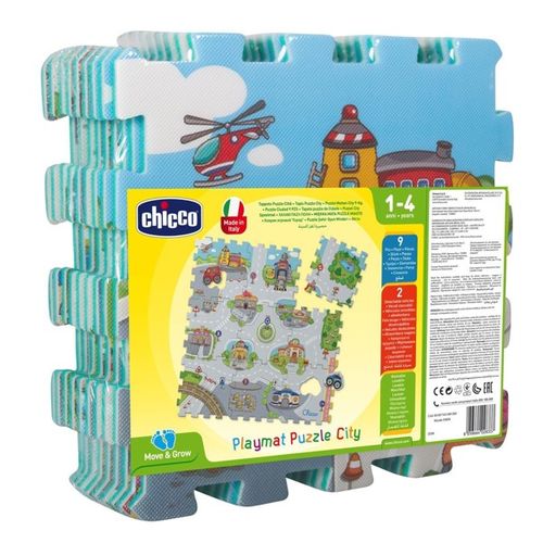 Chicco- Miękka mata puzzle miasto na Arena.pl