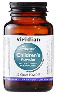 Synbiotyk dla dzieci z witaminą C 50g Viridian