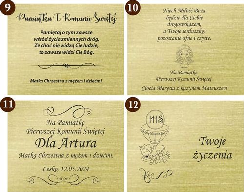 BIBLIA NA KOMUNIĘ PAMIĄTKA PIERWSZEKJ KOMUNII Z GRAWEREM PIĘKNY PREZENT na Arena.pl