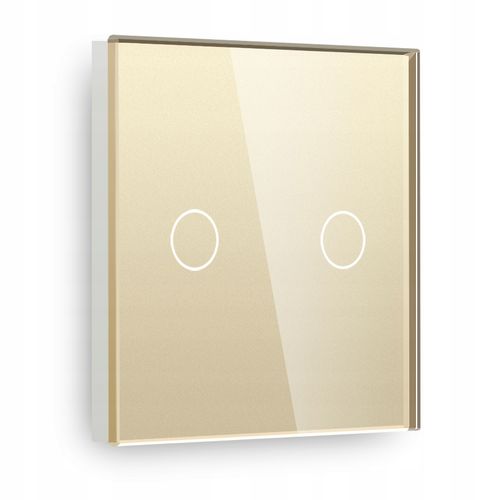 DOTYKOWY WŁĄCZNIK ŚWIATŁA 2K PODWÓJNY WYŁĄCZNIK SZKLANY na Arena.pl