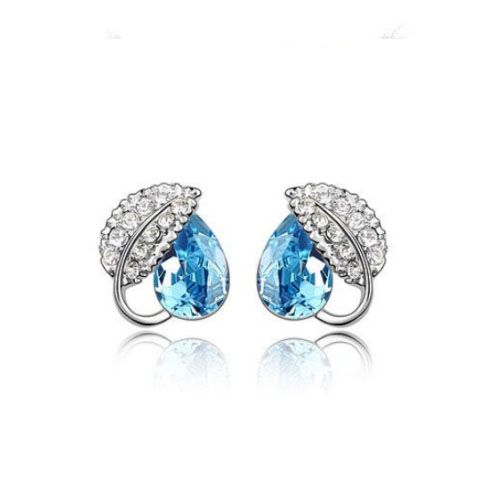 KOMPLET SWAROVSKI ELEMENTS KROPLE ROSY VA57 na Arena.pl