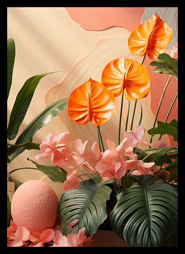 Plakat 25x35cm Pomarańczowy Raj na Arena.pl
