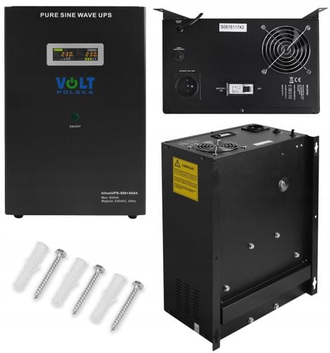 UPS VOLT SINUS UPS 500 + 40Ah (300/500W) na Arena.pl