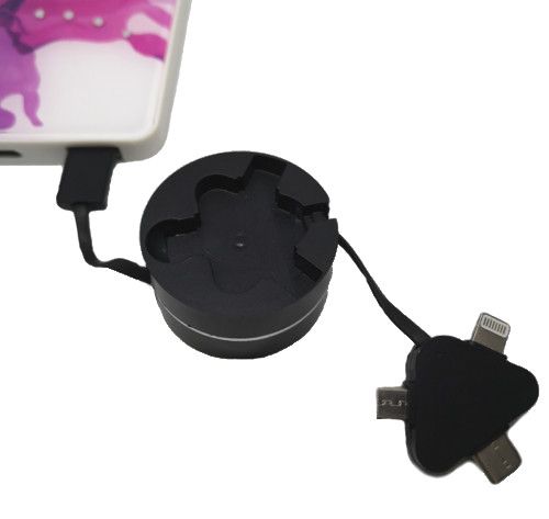 Kabel zwijany 3w1 micro USB, typ c, lightning na Arena.pl