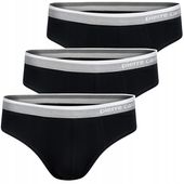 PCU402 r. XL MAJTKI MĘSKIE SLIPY ORYGINALNE PIERRE CARDIN 3-pak CZARNY