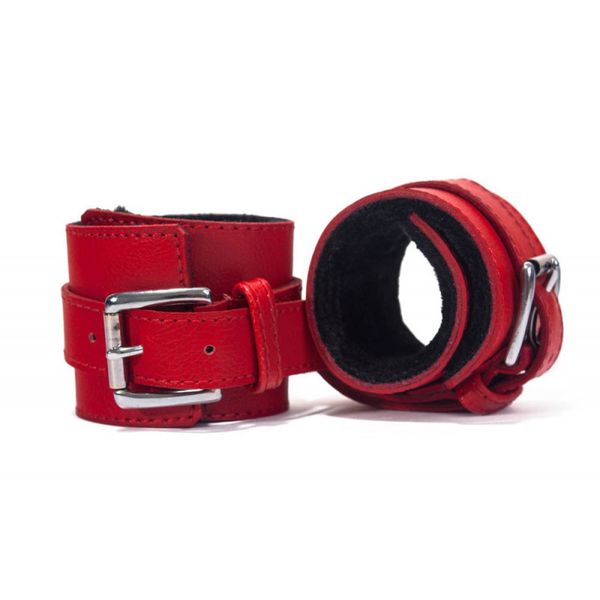 Kajdanki, mankiety HAND CUFFS GRAIN LEATHER zdjęcie 1