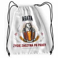 Plecak Dla Agaty Szkolny Worek Torba Z Nadrukiem Ze Zdjęciem