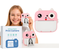 Aparat cyfrowy dla dziecka Q5 drukuś natychmiastowy selfie zdjęcia różowy