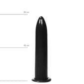 dildo all black 20 cm