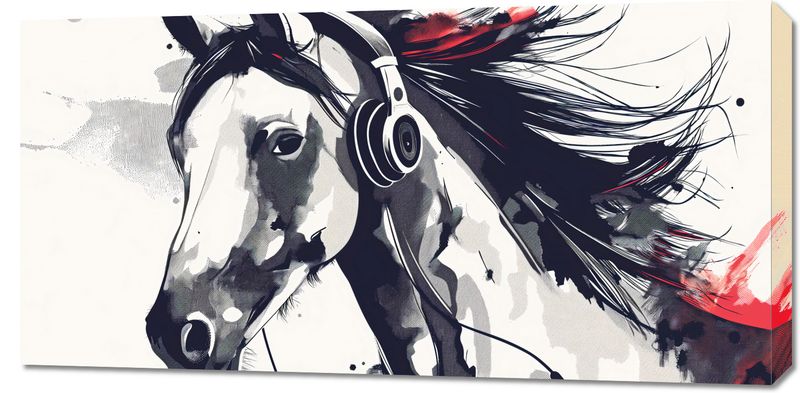 Obraz 100x50cm Koń na Słuchawie zdjęcie 1