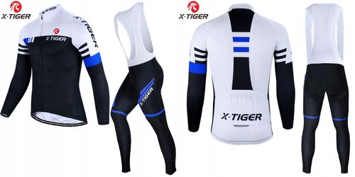 STRÓJ ROWEROWY MĘSKI X-TIGER GETRY ŻEL KOSZULKA na Arena.pl