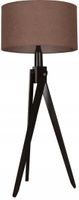 LAMPA PODŁOGOWA TRÓJNÓG, DREWNO, różne RODZAJE